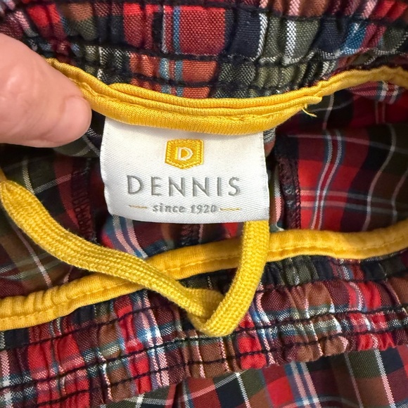 Dennis Plaid Shorts Uniform Primrose size Youth 5 - Picture 2 of 5